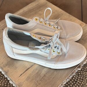 Vans Old Skool Classic light blue / White Canvas Sneakers 8.5 women’s